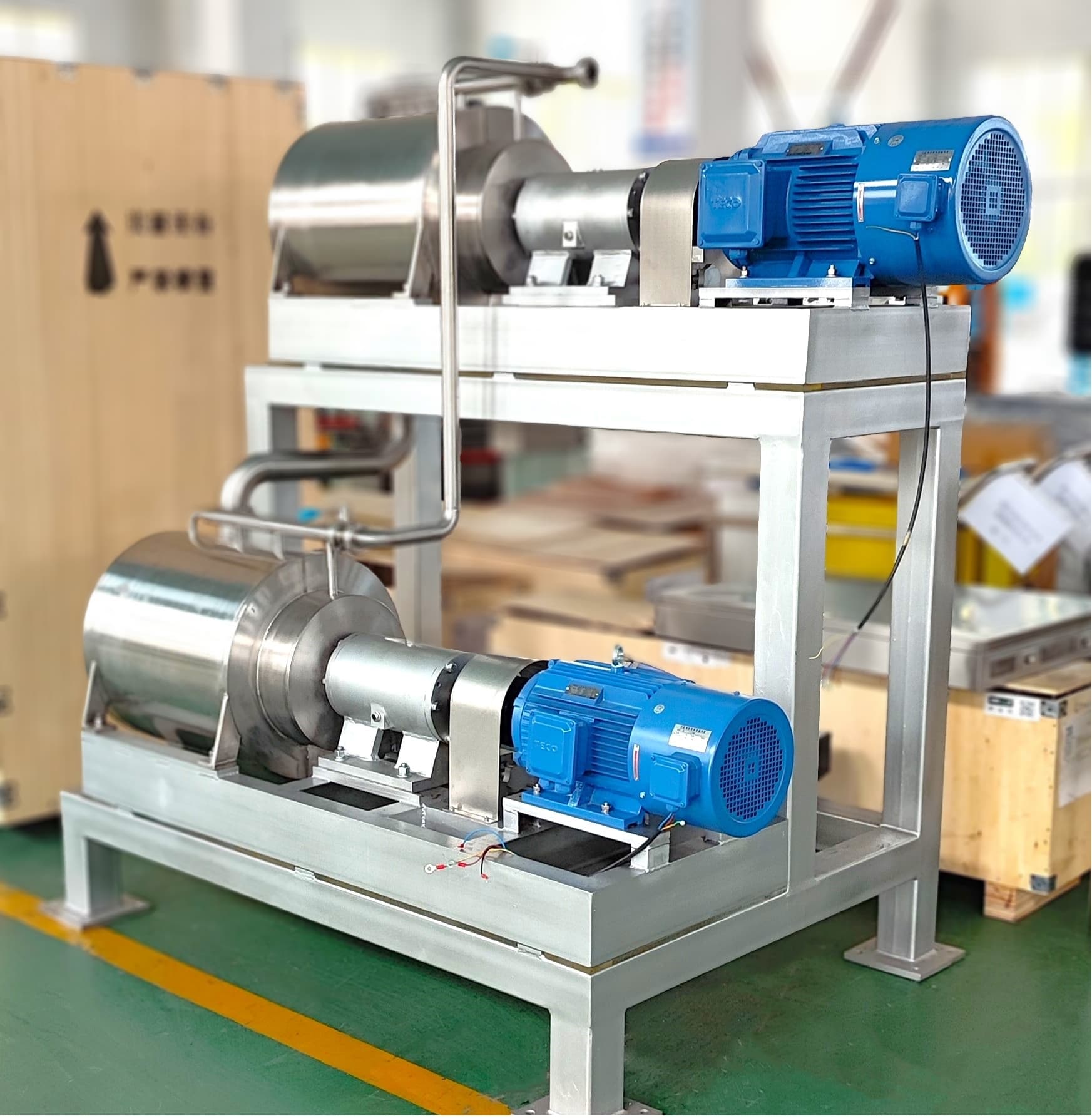 Оборудование для производства яблочного пюре - изображение 17, Устройство размола с двумяn лезвиями