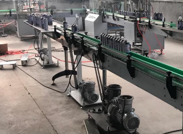 Линия для наполнения баллонов с туристическим газом - изображение 21, Конвейеры, двигатели, платформа для упаковки