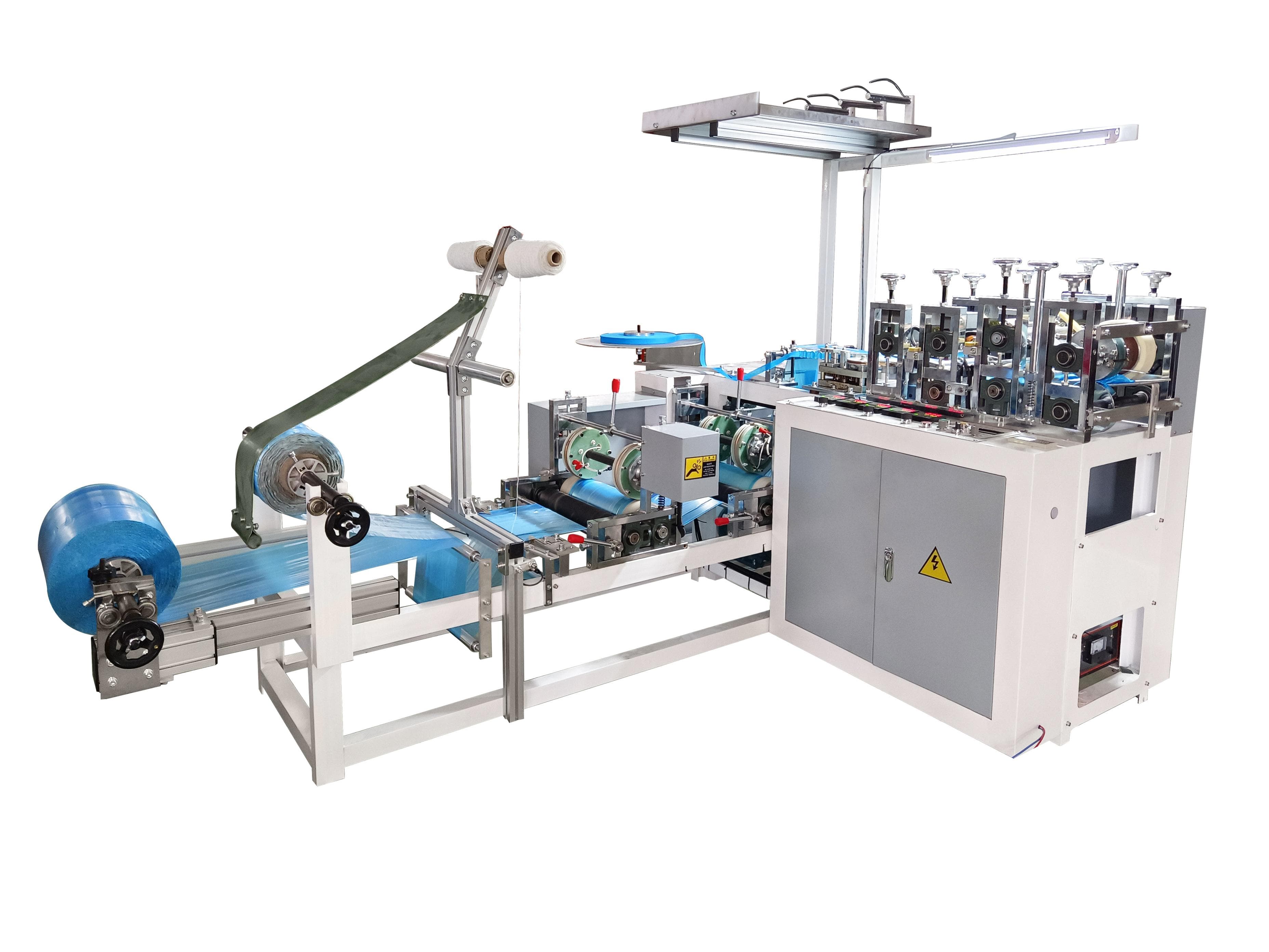 Автоматическое оборудование для производства двухслойных бахил из пленки с использованием ультразвука - изображение 1, детальный вид оборудования