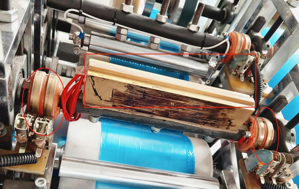 Автоматическое оборудование для производства двухслойных бахил из пленки с использованием ультразвука - изображение 6, детальный вид оборудования