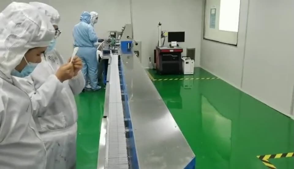 Оборудование для производства медицинских ватных палочек из искусственного волокна и упаковки по одной штуке - изображение 5, детальный вид оборудования