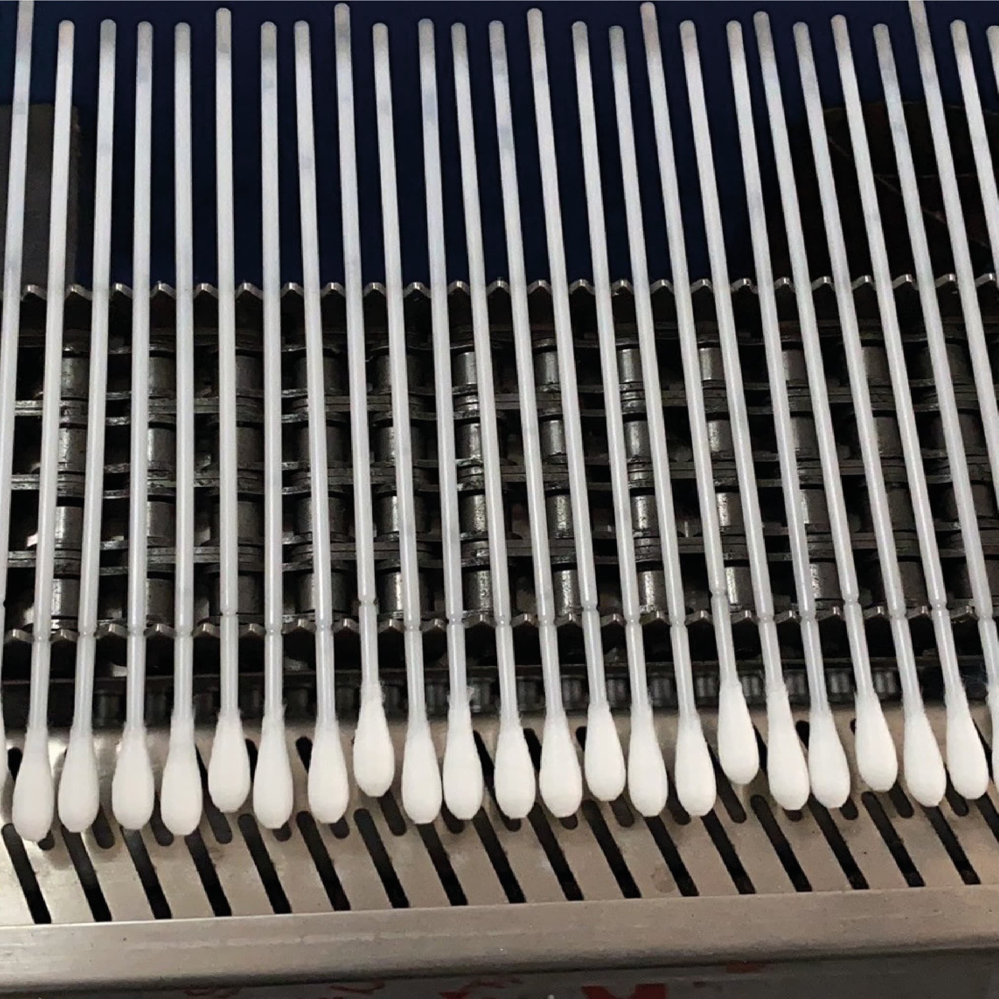 Оборудование для производства медицинских ватных палочек из искусственного волокна и упаковки по одной штуке - изображение 7, детальный вид оборудования