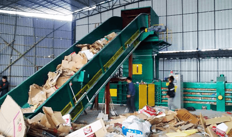 Полностью автоматическая машина для упаковки бумажных отходов - изображение 1, детальный вид оборудования
