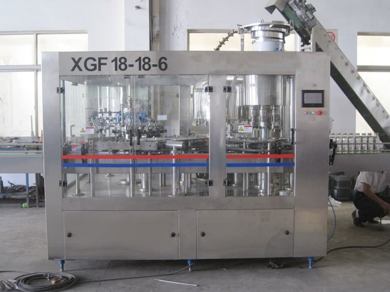 Линия для розлива соков в стеклянные бутылки - изображение 1, детальный вид оборудования