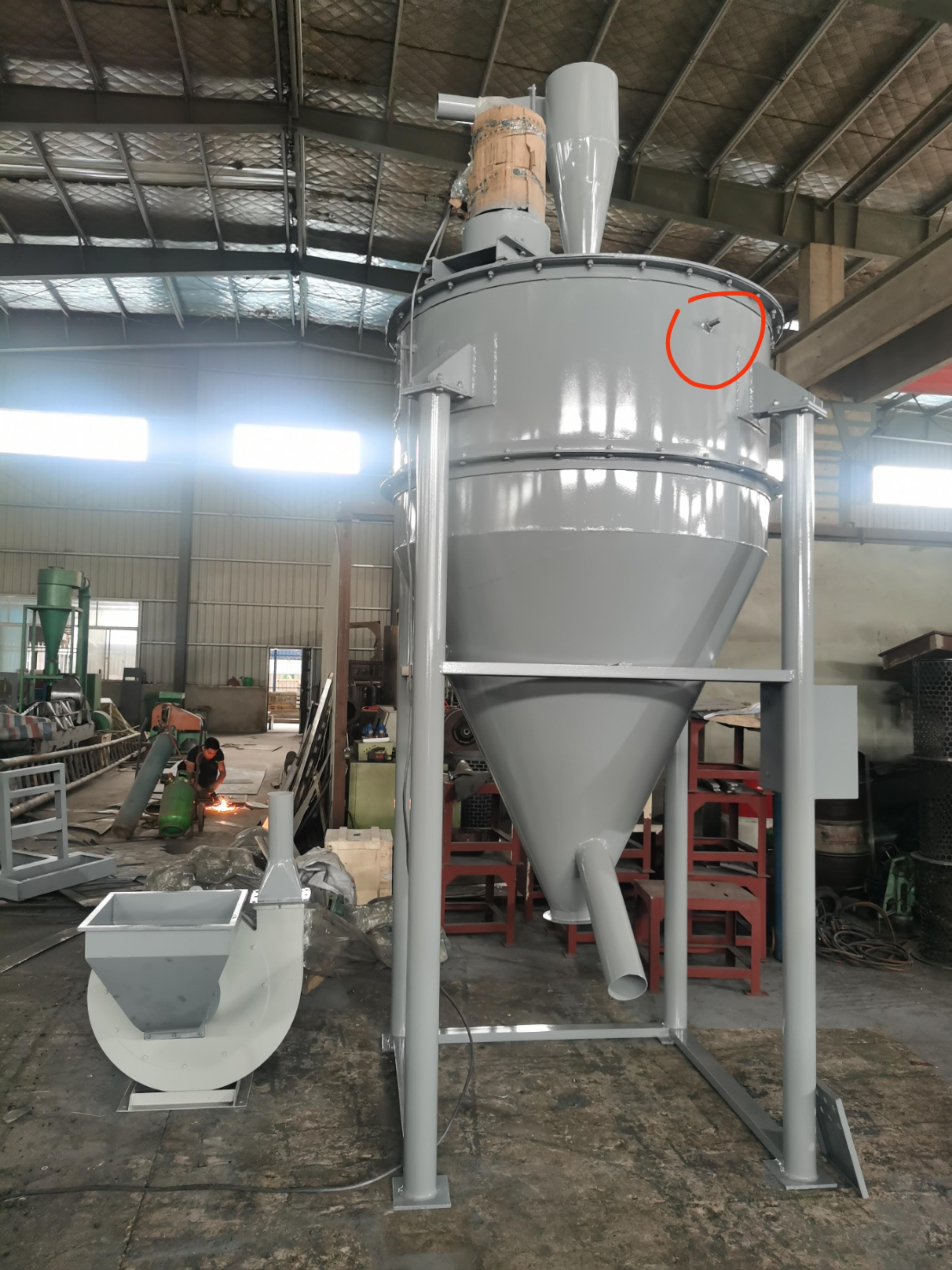 Оборудование для переработкиавтомобильных шин в крошку - изображение 20, Отделитель волокон