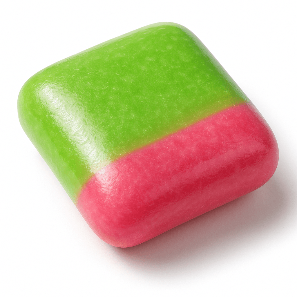 Изображение продукта: Линия для производства двухцветной жевательной резинки квадратной формы