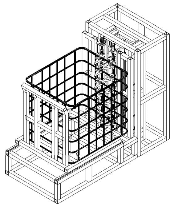 Оборудование для изготовления каркасов еврокубов - изображение 2, детальный вид оборудования