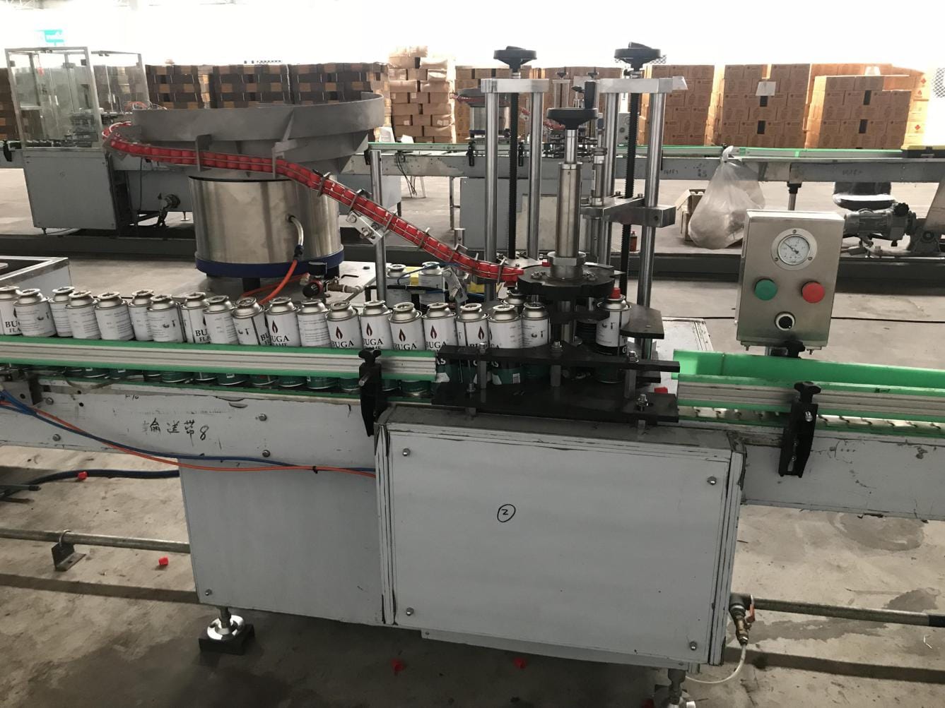 Линия для наполнения баллонов с туристическим газом - изображение 9, детальный вид оборудования