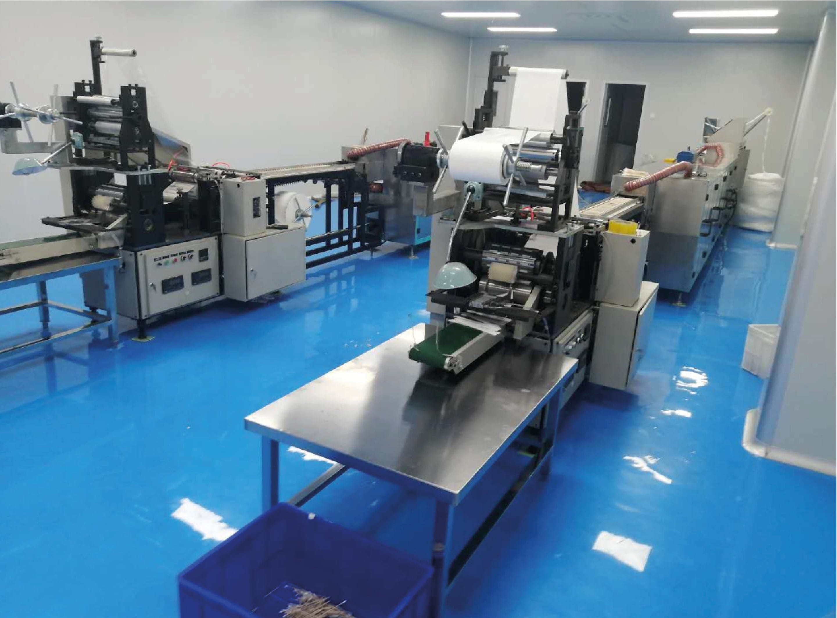 Оборудование для производства медицинских ватных палочек из искусственного волокна и упаковки по одной штуке - изображение 4, детальный вид оборудования