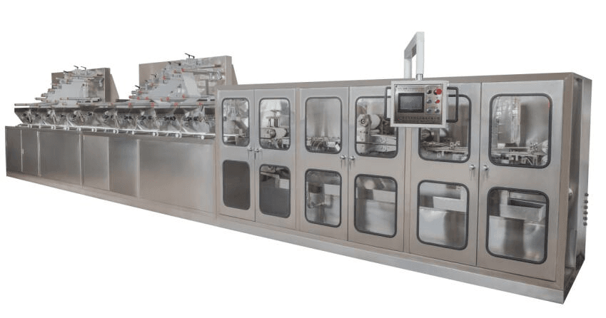 Оборудование для производства влажных салфеток, упаковки и установки клапана - изображение 1, детальный вид оборудования