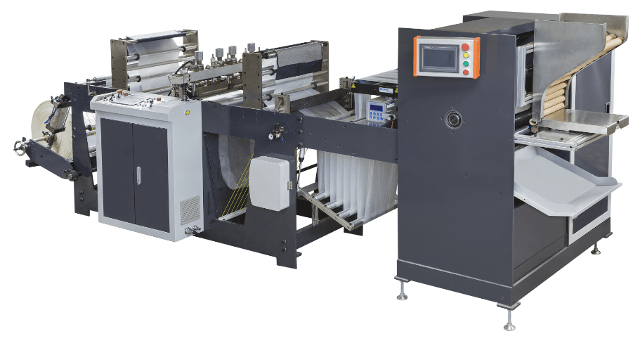 Машина для производства фасовочных пакетов на шпуле в один поток - изображение 1, детальный вид оборудования