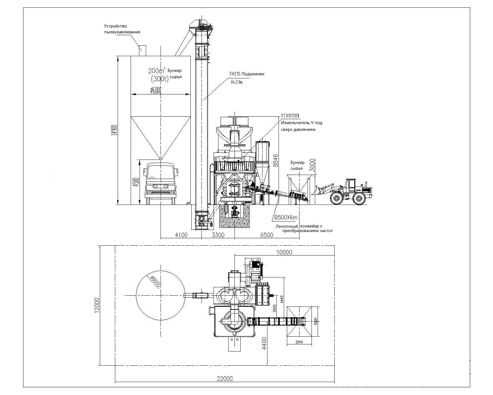 Линия для помола бентонитовой глины - изображение 1, детальный вид оборудования