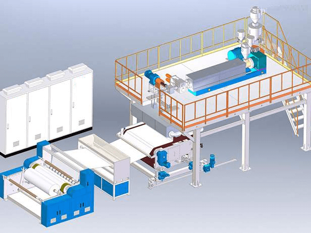 Оборудование для производства нетканого материала мельтблаун - изображение 6, детальный вид оборудования