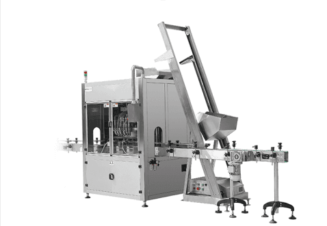 Линия для розлива соусов в банку с закручивающейся крышкой и нанесения этикетки - изображение 2, Автоматическая машина розлива