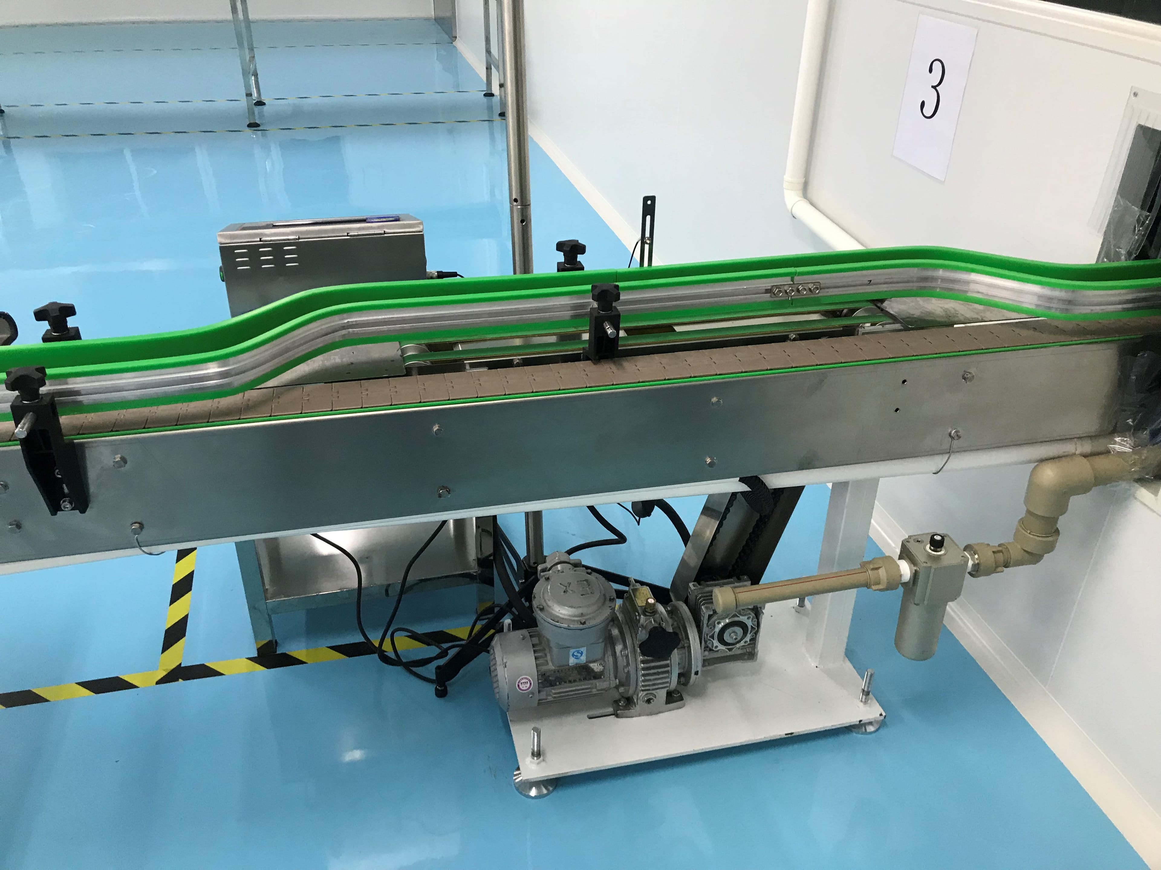 Автоматическая линия для наполнения аэрозольных баллонов - изображение 8, Конвейер для автоматической маркировки