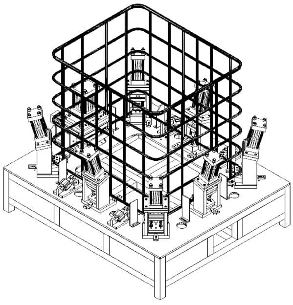 Оборудование для изготовления каркасов еврокубов - изображение 3, детальный вид оборудования