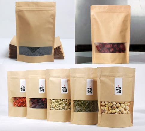 Изображение продукта: Оборудование для производства крафт-пакетов с окошком и замком зип-лок